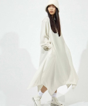 IRREGULAR HEM DRESS