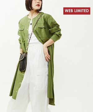 【WEB LIMITED】STAR★ PATCH SHIRT DRESS