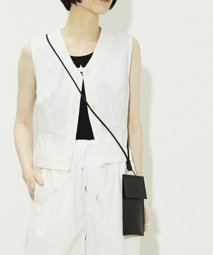 V NECK NYLON VEST