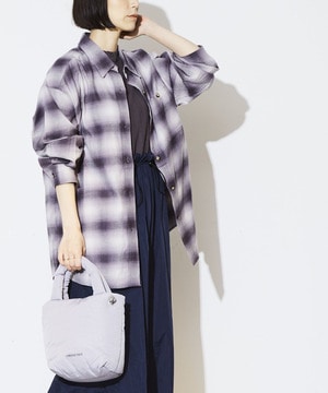 OVERSIZE OMBRE CHECKED SHIRT