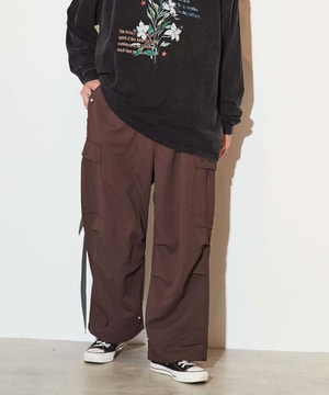 MILITARY WIDE CARGO PANTS