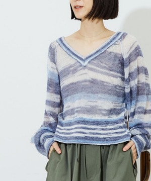 GRADATION SHEER KNIT