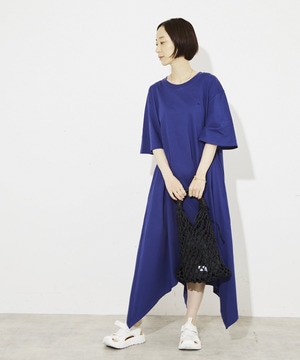 STAR ASYMMETRY HALFSLEEVE DRESS