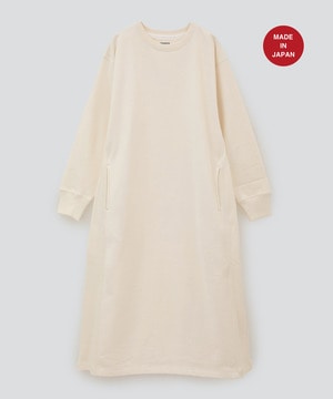 【MADE IN JAPAN】ORGANIC COTTON SWEAT DRESS