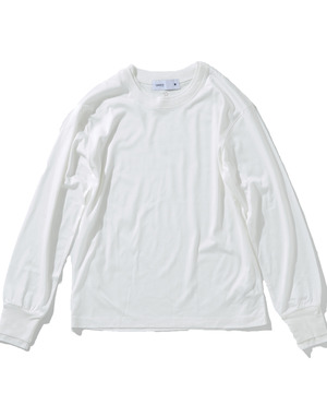 RIB SWITCHING LONG SLEEVE TEE