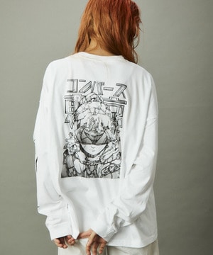 【SHINNOSUKE UCHIDA/内田慎之介 】GRAPHIC PRINT LONGSLEEVE TEE