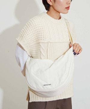 NYLON PADDED SHOULDER BAG (LARGE)