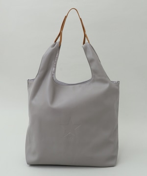 FAKE-LEATHER 2WAY SHOPPING BIG BAG