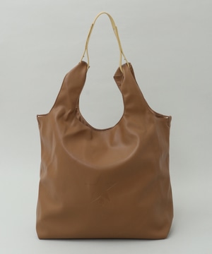 FAKE-LEATHER 2WAY SHOPPING BIG BAG