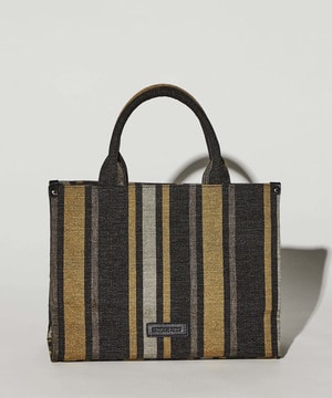 STRIPE SQUARE TOTEBAG