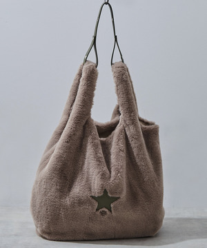 ECO-FUR SHOPPING BIG TOTE BAG