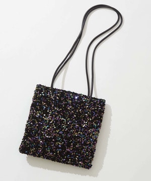 SEQUINS SHOULDER BAG