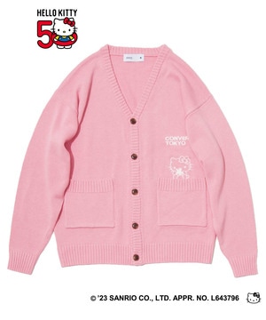 【オルソモールジャパン株式会社 × HELLO KITTY】SCHOOL LOOK CARDIGAN