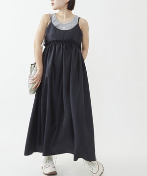 GATHERD CAMISOLE DRESS