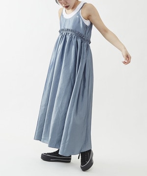 GATHERD CAMISOLE DRESS