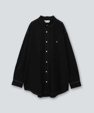 STAR★ ONEPOINT STITCH SHIRT