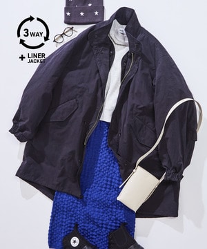 【WEB LIMITED】3WAY M-65 MODS COAT QUILTEDLINER SET