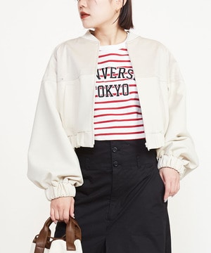 BI-COLOR SHORT BLOUSON