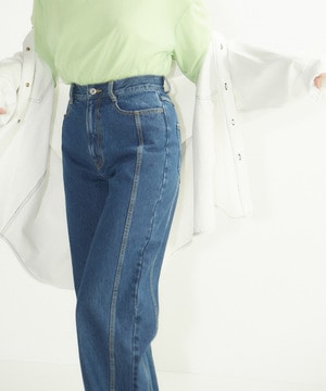 STRAIGHT DENIM PANTS