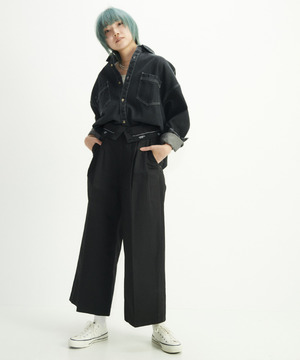 2WAY HIGHWAIST WIDE PANTS