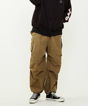 2WAY DETACHABLE MILITARY WIDE CARGO PANTS