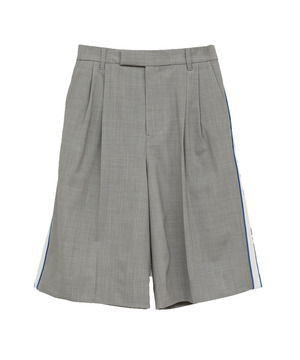 【SET UP】SIDE LINE TUCK HALF PANTS