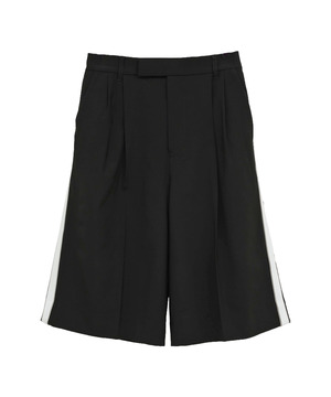 【SET UP】SIDE LINE TUCK HALF PANTS