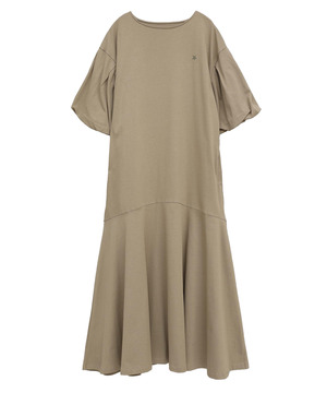 PUFF SLEEVE MERMAID DRESS