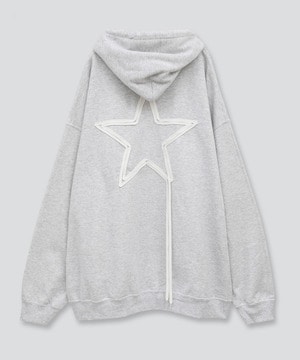 SPINDLE STAR★ DESIGN LONG SLEEVE HOODIE