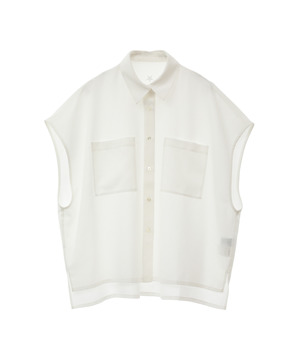 DOLMAN SLEEVE LINEN LIKE SHIRT