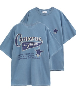 PIGMENT DYE BACK PRINT TEE