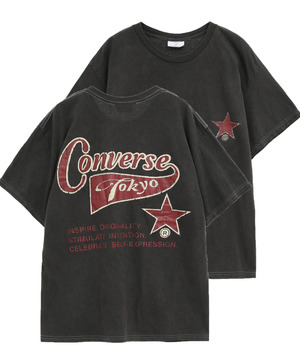 PIGMENT DYE BACK PRINT TEE