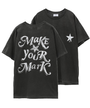 【MAKE YOUR MARK】PIGMENT DYE BACK PRINT TEE