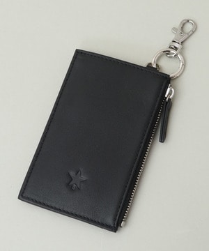 LEATHER ZIP CARD CASE