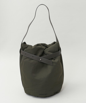 PADDED BUCKET SHOULDER BAG