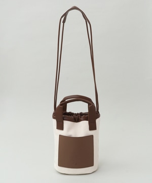CANVAS BUCKET SHOULDER BAG