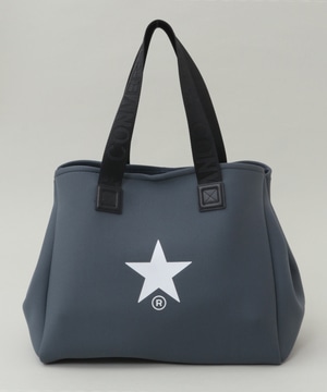 LOGO HANDLE NEOPRENE TOTE BAG
