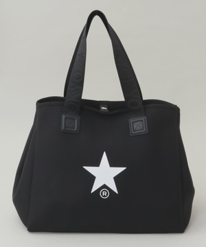 LOGO HANDLE NEOPRENE TOTE BAG