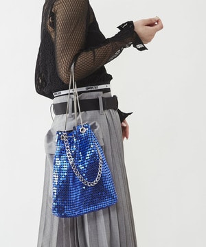 2WAY METALLIC SHOULDER BAG