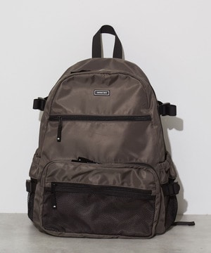 MESH POCKET NYLON BACKPACK