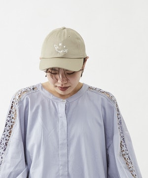 FACE LOGO EMBROIDERY CAP