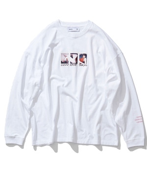 【オルソモールジャパン株式会社×米原康正×似鳥沙也加】INSTAX PRINT LONG SLEEVE TEE