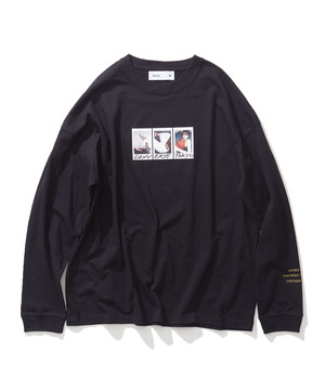 【オルソモールジャパン株式会社×米原康正×似鳥沙也加】INSTAX PRINT LONG SLEEVE TEE