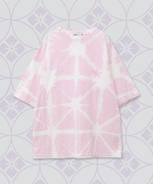 【BUNZABURO=片山文三郎商店】雪花絞りTEE (KYOTO LIMITED)