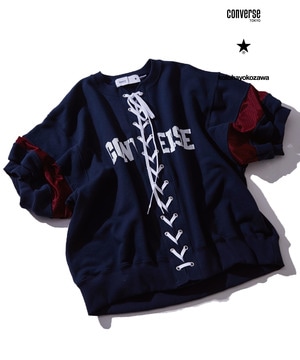 【オルソモールジャパン株式会社 × kotohayokozawa】LACEUP LOGO PULLOVER