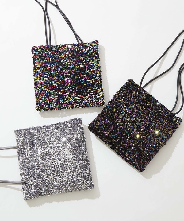 SEQUINS SHOULDER BAG 詳細画像 1