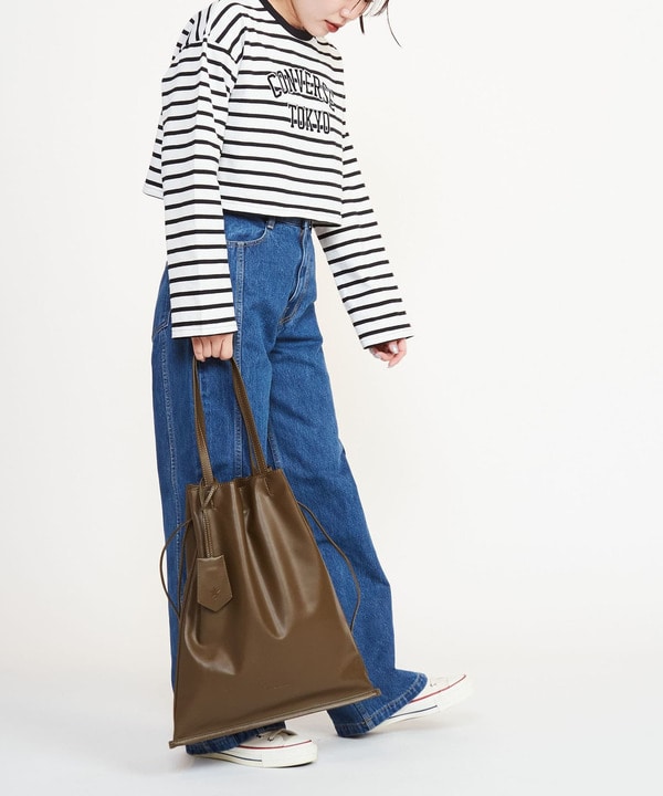 CANVAS GATHERED TOTE BAG 詳細画像 6
