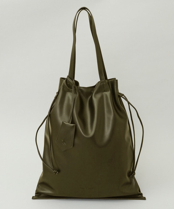 CANVAS GATHERED TOTE BAG 詳細画像 グリーン系その他 1